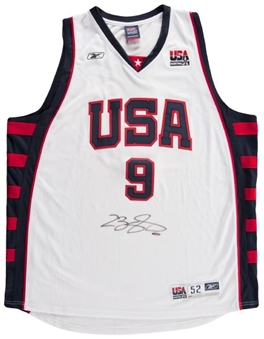 Lebron James Autographed USA Olympic Jersey (Upper Deck Authenticated)